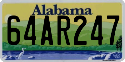 AL license plate 64AR247