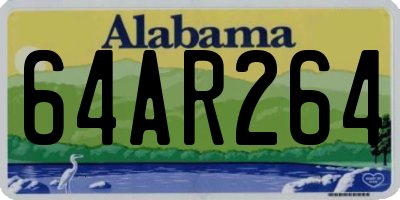 AL license plate 64AR264