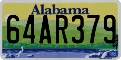 AL license plate 64AR379