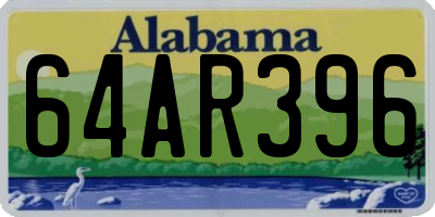 AL license plate 64AR396