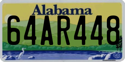 AL license plate 64AR448