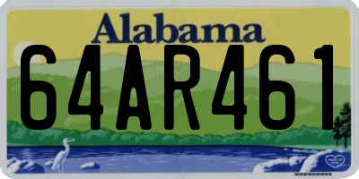 AL license plate 64AR461
