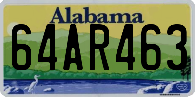 AL license plate 64AR463