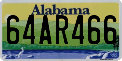 AL license plate 64AR466