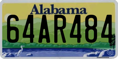 AL license plate 64AR484