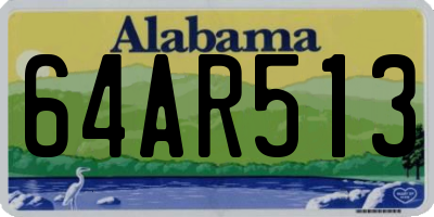 AL license plate 64AR513