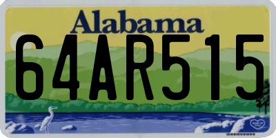 AL license plate 64AR515