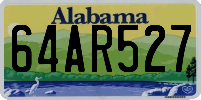 AL license plate 64AR527