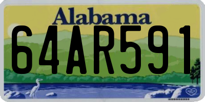 AL license plate 64AR591