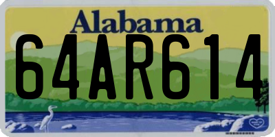 AL license plate 64AR614