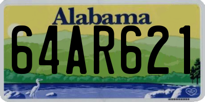 AL license plate 64AR621
