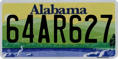 AL license plate 64AR627