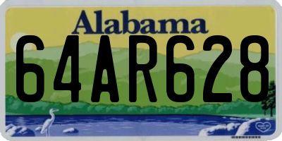 AL license plate 64AR628
