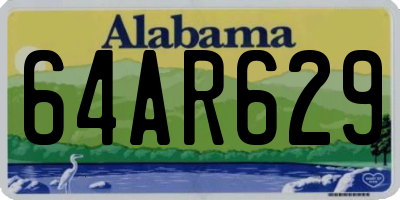 AL license plate 64AR629