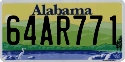 AL license plate 64AR771