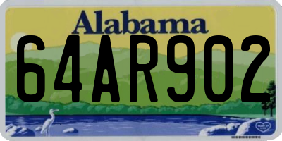 AL license plate 64AR902