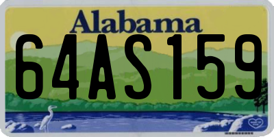 AL license plate 64AS159