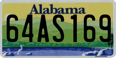 AL license plate 64AS169