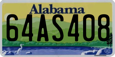 AL license plate 64AS408