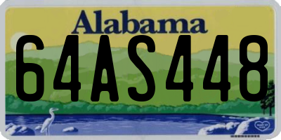 AL license plate 64AS448