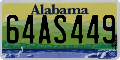 AL license plate 64AS449