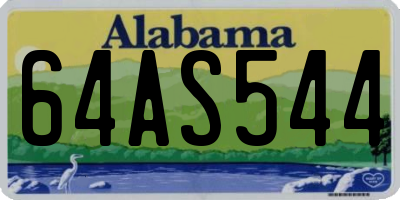AL license plate 64AS544