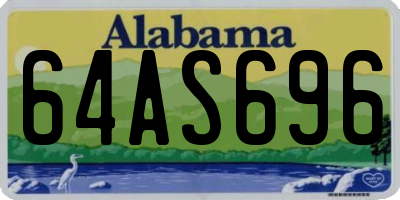 AL license plate 64AS696
