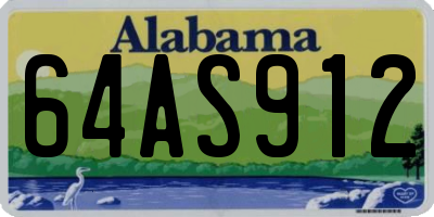 AL license plate 64AS912