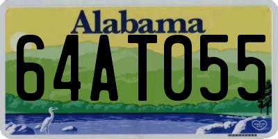 AL license plate 64AT055