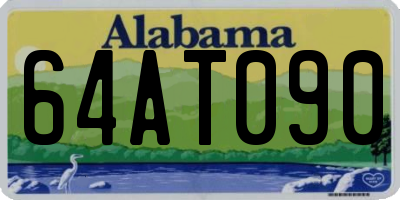 AL license plate 64AT090