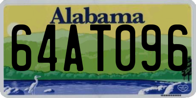 AL license plate 64AT096