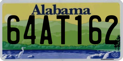 AL license plate 64AT162