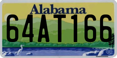 AL license plate 64AT166