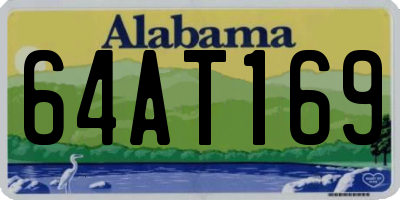 AL license plate 64AT169