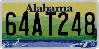 AL license plate 64AT248