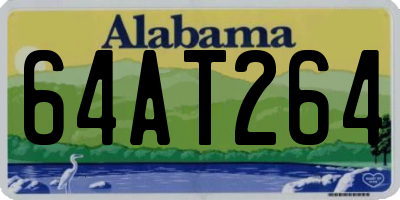 AL license plate 64AT264