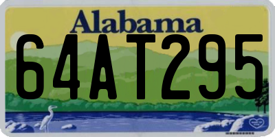 AL license plate 64AT295