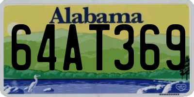 AL license plate 64AT369