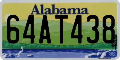 AL license plate 64AT438