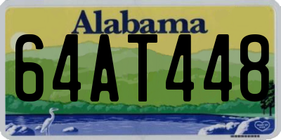 AL license plate 64AT448
