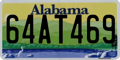 AL license plate 64AT469