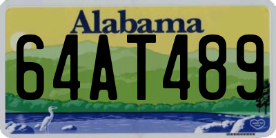 AL license plate 64AT489