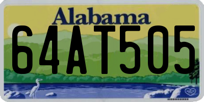AL license plate 64AT505