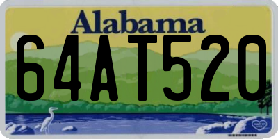 AL license plate 64AT520