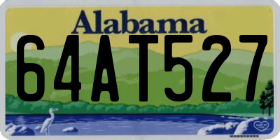 AL license plate 64AT527