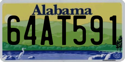 AL license plate 64AT591
