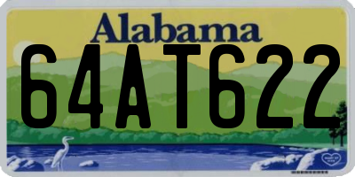 AL license plate 64AT622
