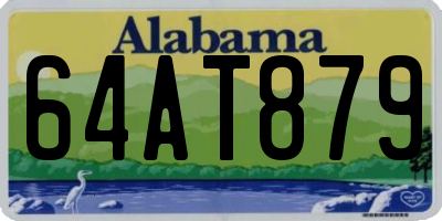 AL license plate 64AT879