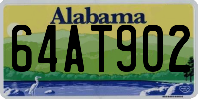 AL license plate 64AT902
