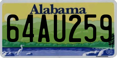 AL license plate 64AU259